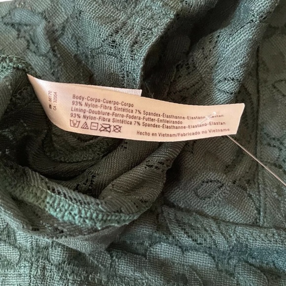 Free People Racerback Bralette OB59094 Pine size L - Picture 5 of 7